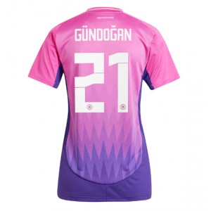 Fotbalové Dres Německo Ilkay Gundogan #21 Dámské Venkovní Oblečení ME 2024 Krátký Rukáv